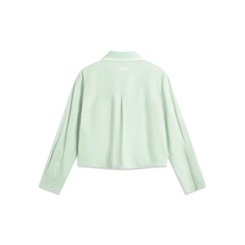 LiNing Sports Life Collection Shirt Women's Ice Cream Green-1