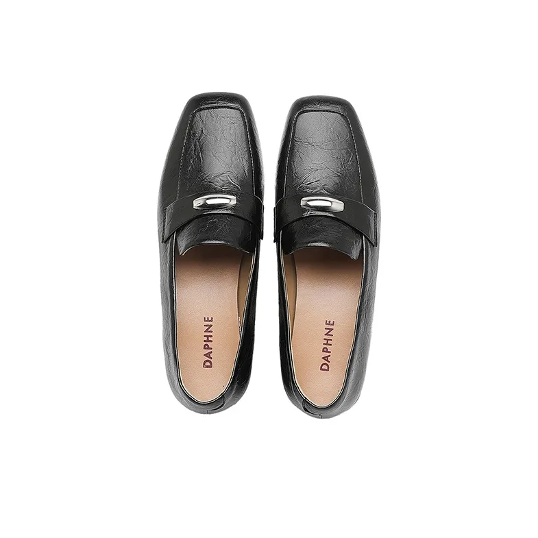 DAPHNE Loafers Women's Black/Beige-3
