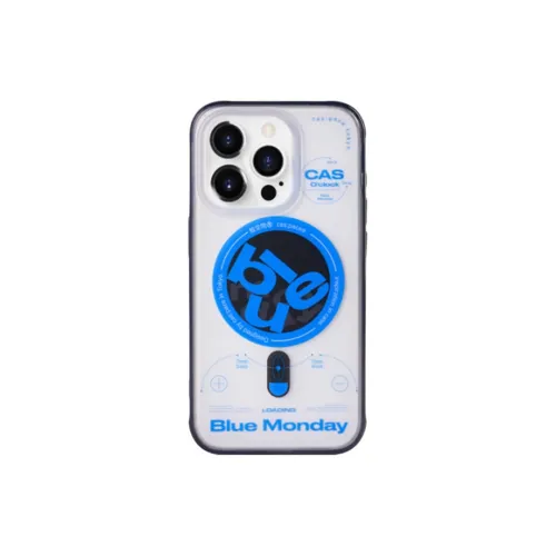 Shell Space TPU Material Blue Monday Magnetic Phone Cases Compatible With IPhone Collection Refreshing Original Design