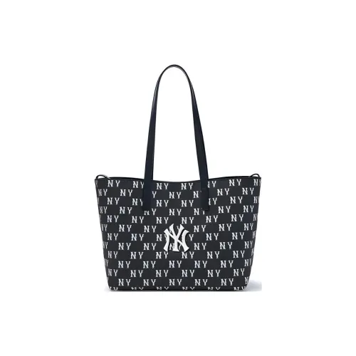 MLB Polyester Tote Bag Shopping Bag Shoulder Bags Unisex Black & White