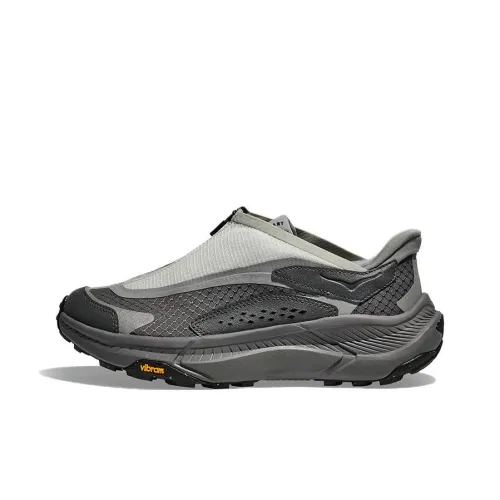 HOKA ONE ONE Anti Slip Wear Resistant Low Top Casual Shoes Men's Gray