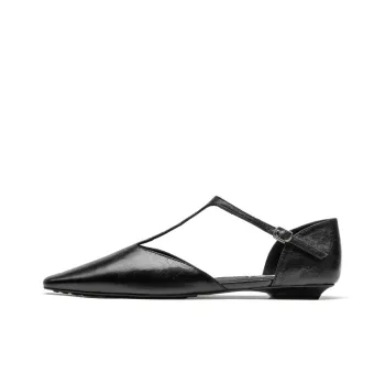 SHOESZOOO Casual Single Shoes Women's Hepburn Black