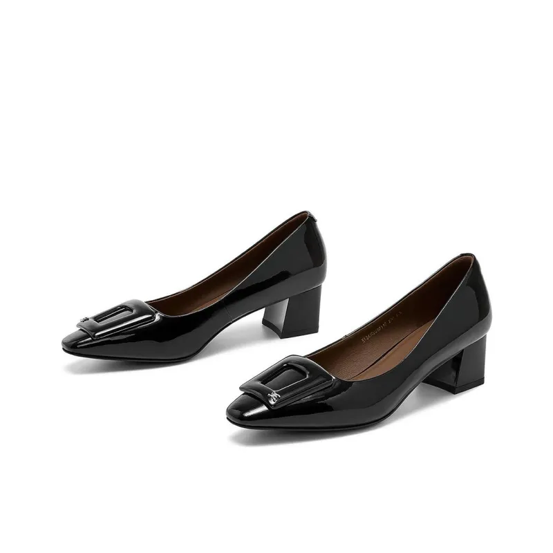 ELLE Chunky Heel High Heels 4.5cm Women's-2
