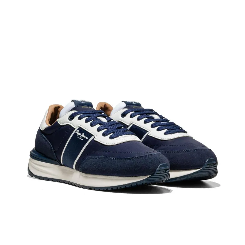 Pepe Jeans Abrasion-Resistant Low-Top Casual Shoes Men's Blue-2