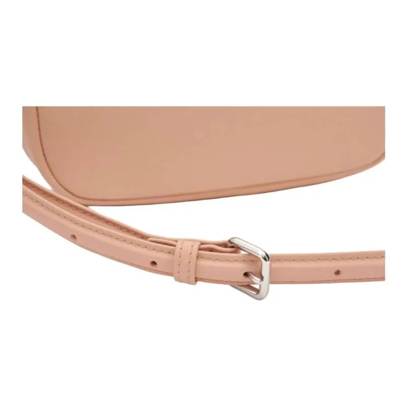LACOSTE PVC Crossbody Bag, Shoulder Bag Trumpets Women's Pink-3