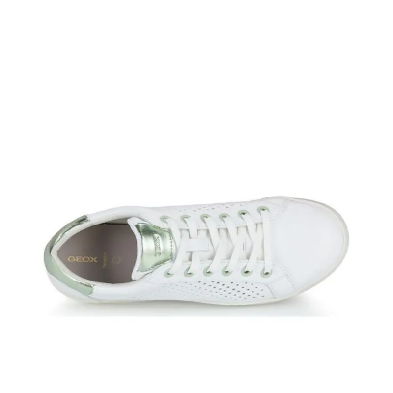 GEOX Jaysen Low Top Skateboard Shoes Women's White-4