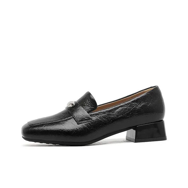 DAPHNE Loafers Women's Black/Beige-0