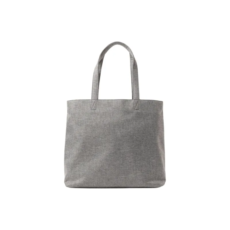 Beams Heart Polyester Tote Bag, Shopping Bag, Shoulder Bag Men's Charcoal Gray-2