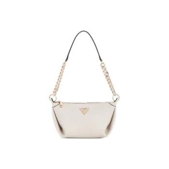 GUESS Artificial Leather Shoulder Bag Medium Size Women's White