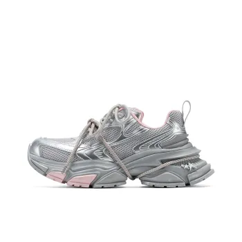 GG CC Distressed Casual Cushioned Slip Resistant Abrasion Resistant Low Top Laced Up Chunky Sneakers Women's