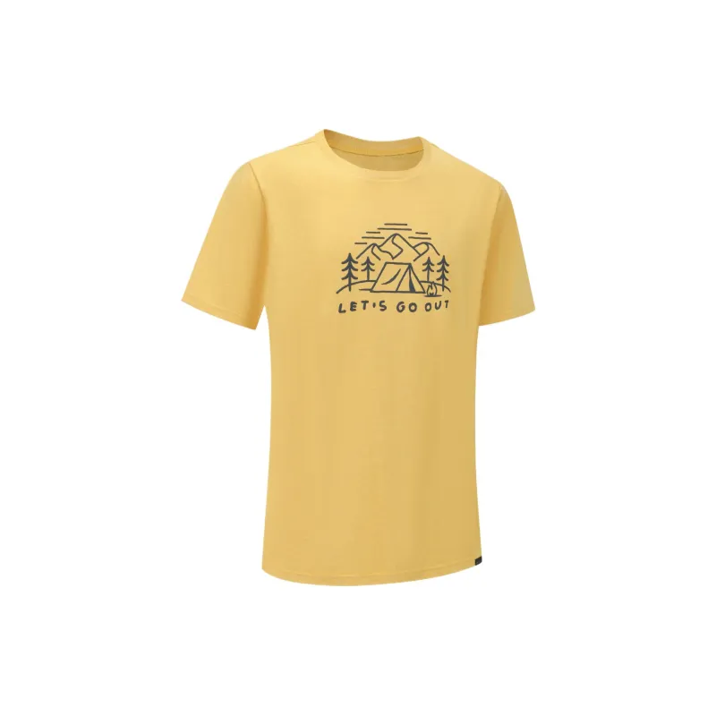 DECATHLON QUECHUA T Shirt Men's Yellow-2