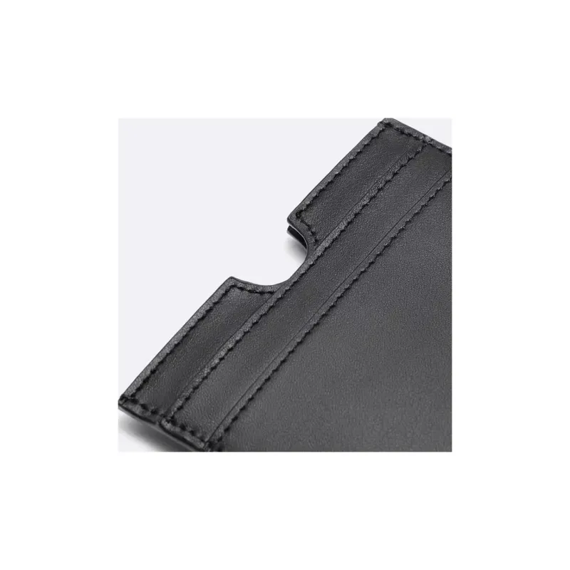 ZARA Polyurethane Card Holder Mini Men's Black-3