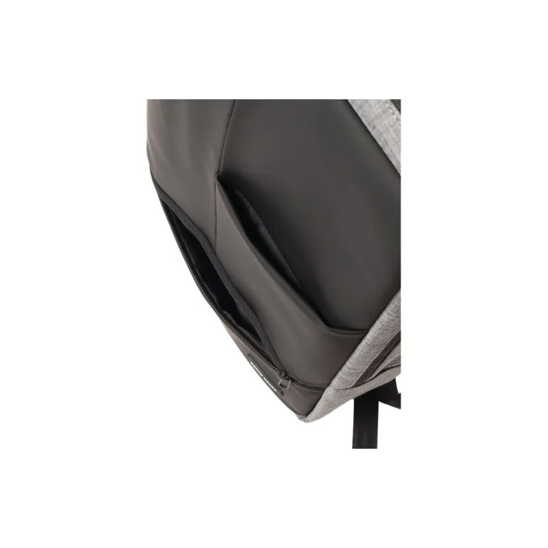 Beams Heart Polyester Backpack Men's Charcoal Gray & Black-7