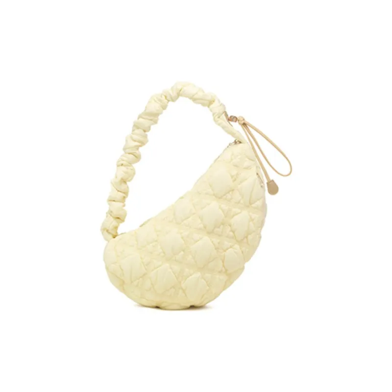CARLYN Nylon Crossbody Bag, Shoulder Bag Women's Beige Yellow-0