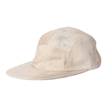 Beams Cow Leather, Cotton Oxford Baseball Caps Men's White