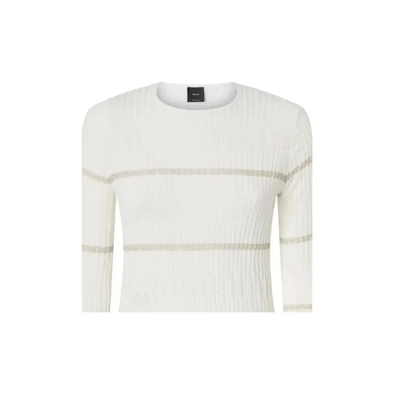 PINKO Crewneck Striped T Shirt-3