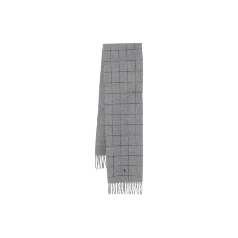 Polo Ralph Lauren Recycled Wool Nylon Knit Scarves Men's Gray-0