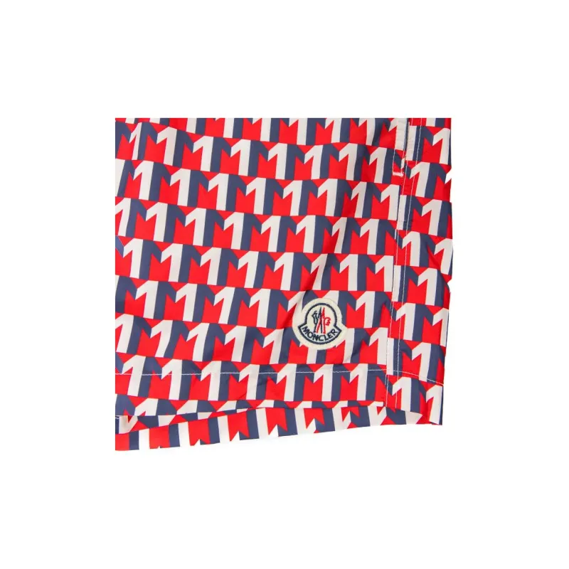 Moncler Geometric print Swim Shorts-4
