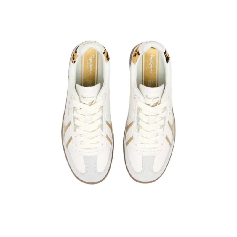 Pepe Jeans Abrasion-Resistant Low-Top Skateboard Shoes Women's White-2