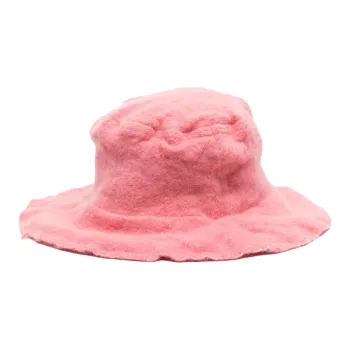COMME DES GARCONS SHIRT Wool Nylon Cotton Bucket Hats Men's Pink