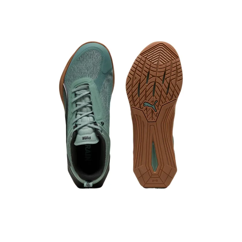 PUMA Fuse 3.0 Anti Slip Wear Resistant Low Top Training Shoes Men's Green-3