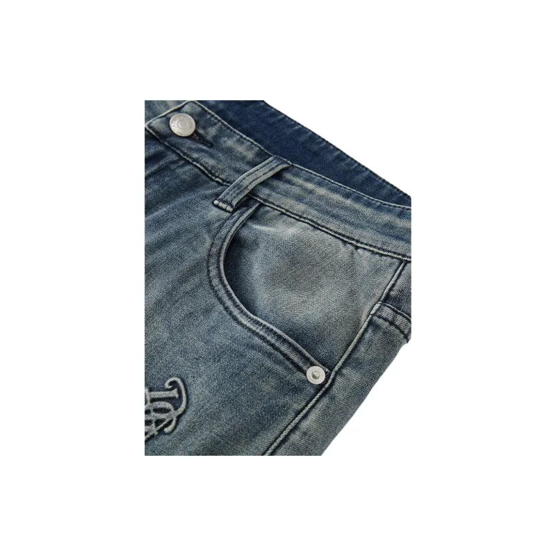 DEGAIA SS24 Jeans Men's Light Denim Blue-3