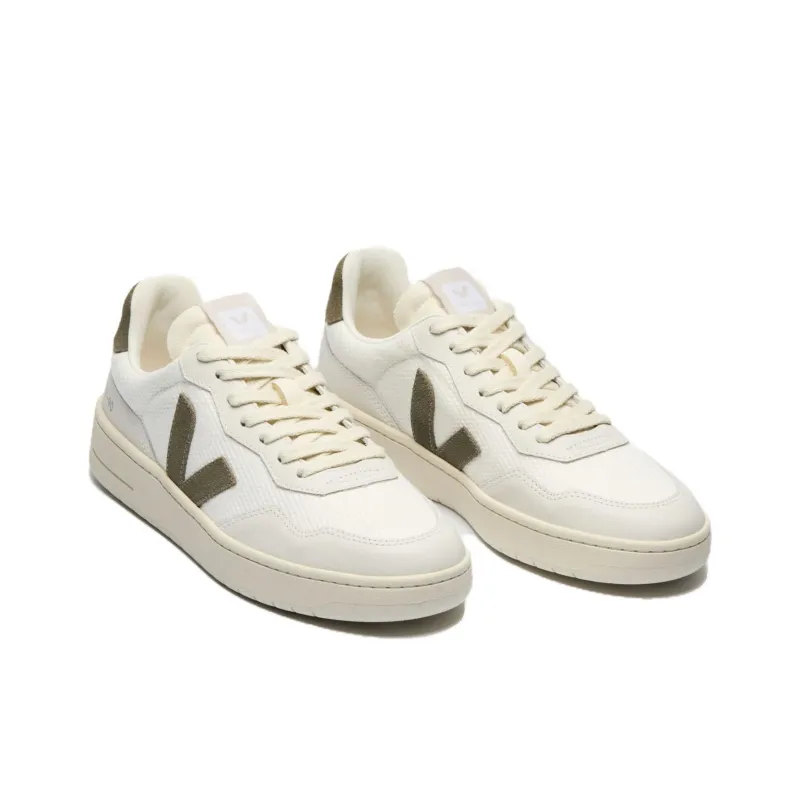 VEJA V 90 Low Top Skateboard Shoes Unisex White-3