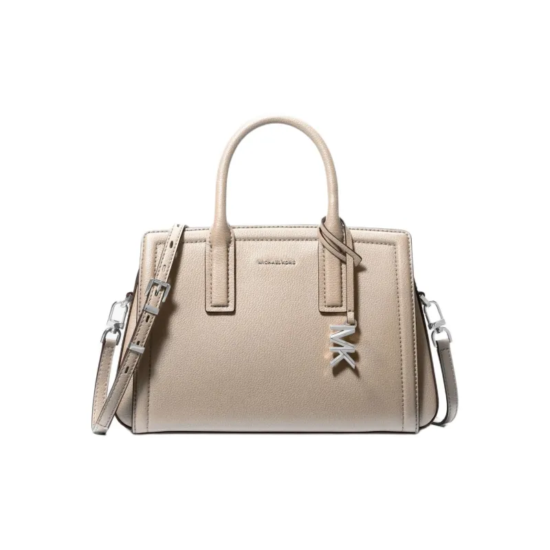 MICHAEL KORS Split Cow Leather One Shoulder Handbag Trumpets Women's Light Sand-0