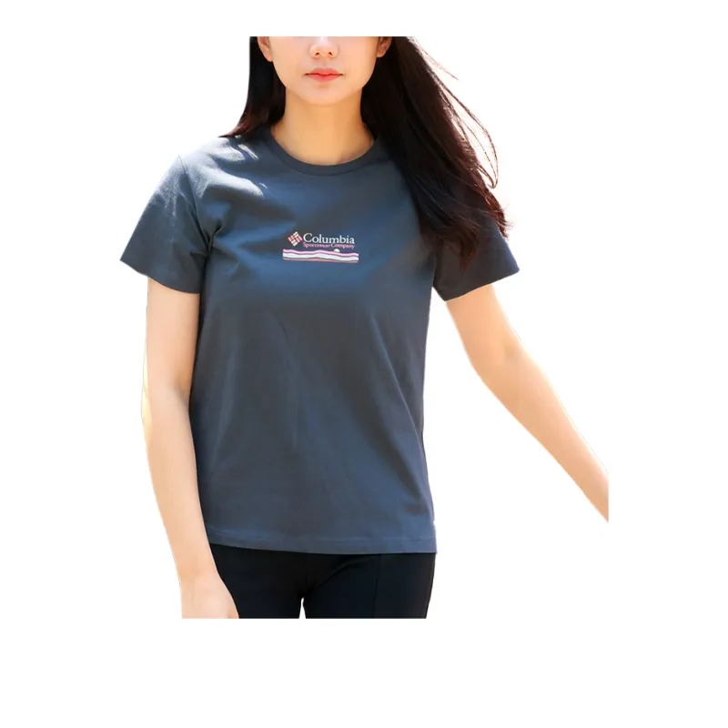 Columbia T Shirt Women's Dark Gray-1
