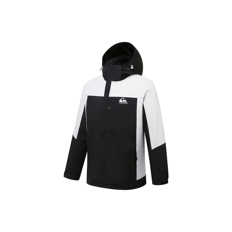 Quiksilver Hiking Water-Resistant Windproof And Rainproof Windbreaker Jacket Unisex-10