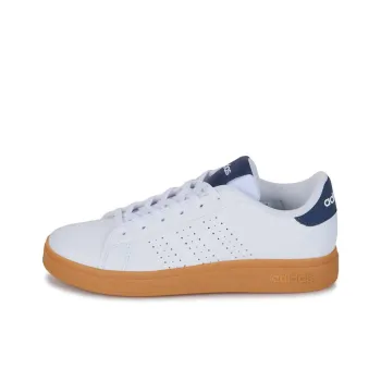 Adidas ADVANTAGE BASE 2.0 Anti Slip Wear Resistant Low Top Skateboard Shoes Women's White Blue