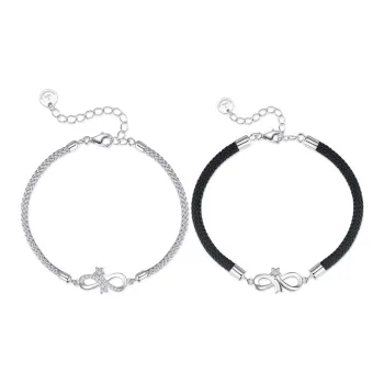 CHIEMOT S925 Silver Bracelets Unisex