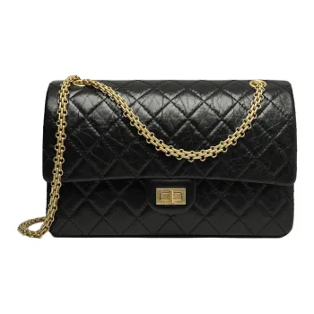 CHANEL Calfskin Mouth Cover Bag Crossbody Bag Shoulder Bag Mini Women's Black