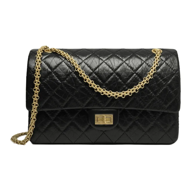 CHANEL Calfskin Mouth Cover Bag Crossbody Bag Shoulder Bag Mini Women's Black-0
