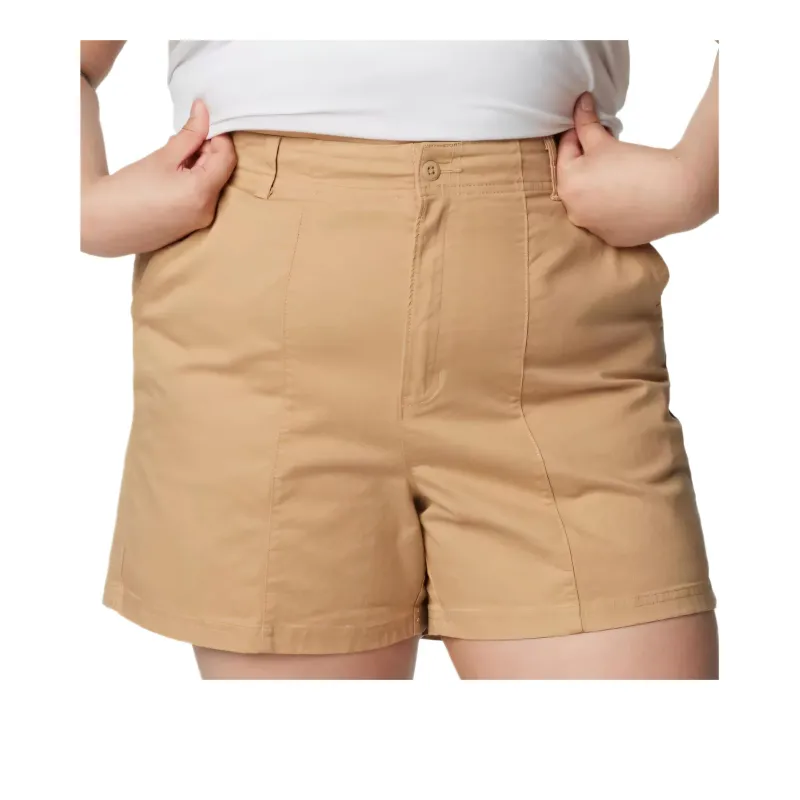 Columbia Calico Basin Casual Shorts Women's Earth Yellow-3