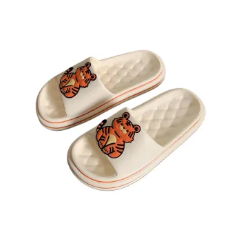 Thin Strips Slippers Unisex, Ecru