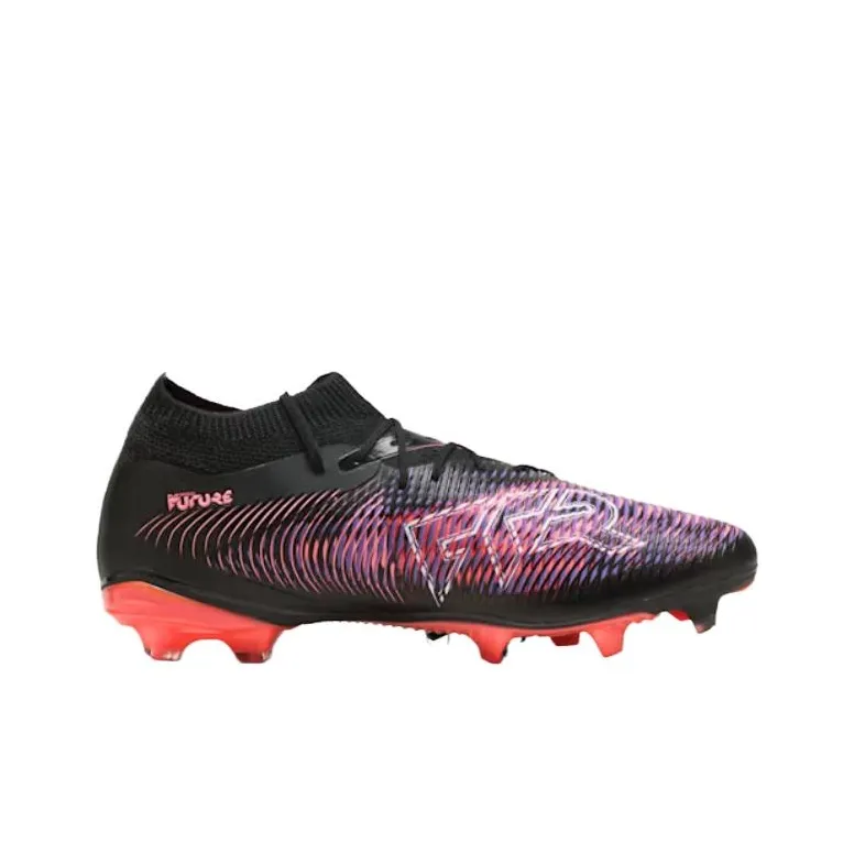 PUMA FUTURE 8 Anti Slip Wear Resistant Soccer Shoes Men's Black Purple-1