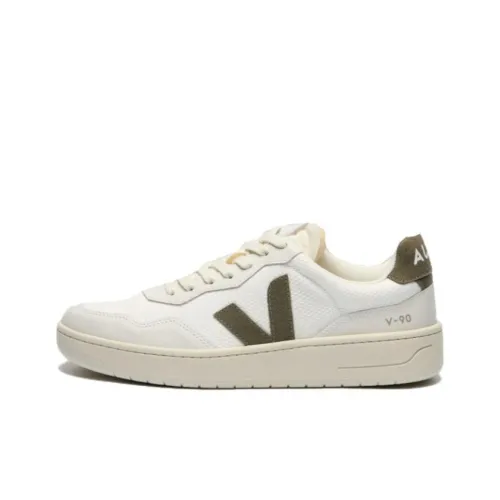 VEJA V 90 Low Top Skateboard Shoes Unisex White