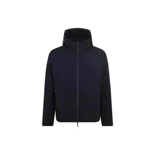Roberto Ricci Designs 다크 블루 남성 다운 재킷
