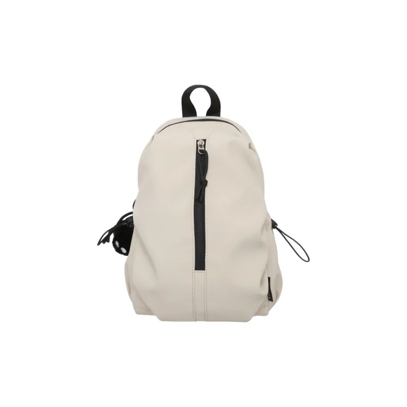 Tonlion Nylon Backpack Unisex White/Black-3
