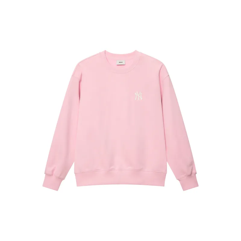 MLB MONOGRAM Collection New York Yankees SS25 Crewneck Sweatshirt Unisex Standard Pink-1