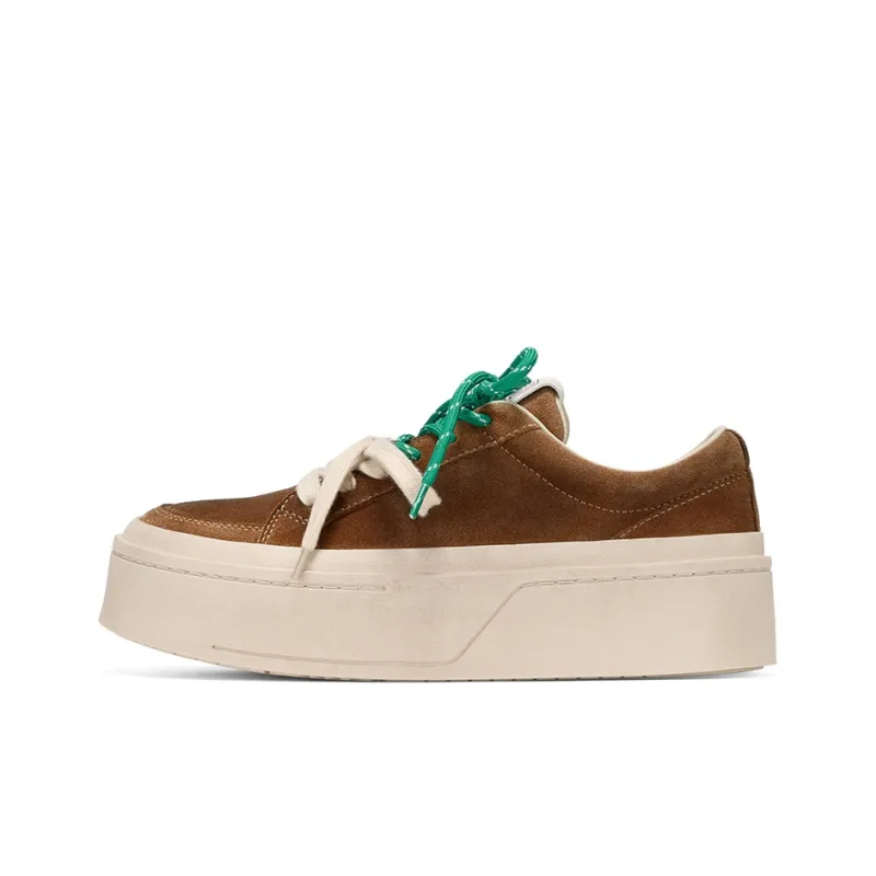 GG-CC Slip-Resistant Cushioning Wear-Resistant Height Increasing Low-Top Skateboard Shoes Women's-8