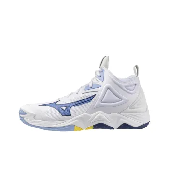 Wave Momentum Mizuno 3 Mid 'White Bellwether Blue'