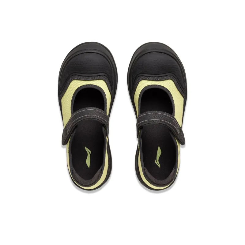 LiNing Honey Mary Jane Shoes Women's Green Black-3