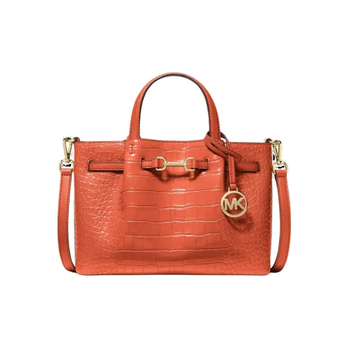 MICHAEL KORS Artificial Leather Handbag Small Size Women's Orange Red