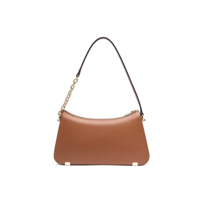 Chrisdien Deny Cow Leather Crescent Bag Shoulder Bag Regular Men's Black/Brown-8
