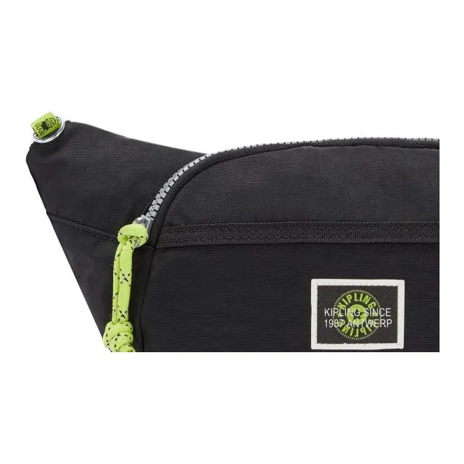 Kipling Polyamide Fanny Pack Medium Size Unisex Black-3