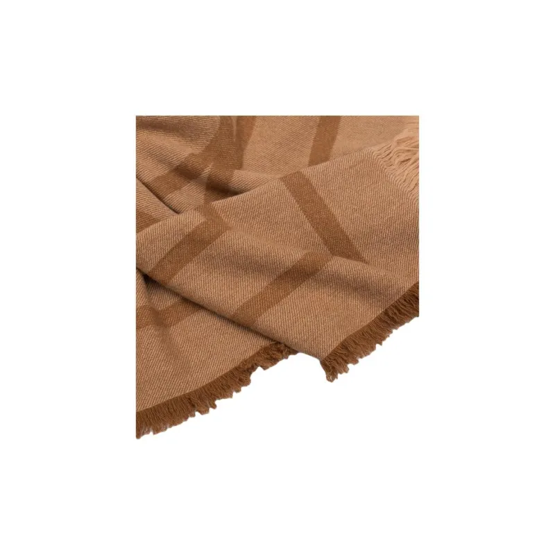 TOTEME Monogram Printed Fringed-Edge Scarf-3