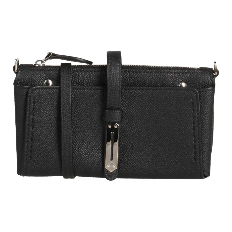 Fontana Milano 1915 Leather Crossbody Bag Shoulder Bag Women's Black-1