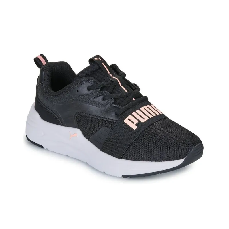 PUMA Wired Anti-Slip And Wear-Resistant Breathable Low-Top Training Shoes Women's Black Pink-2